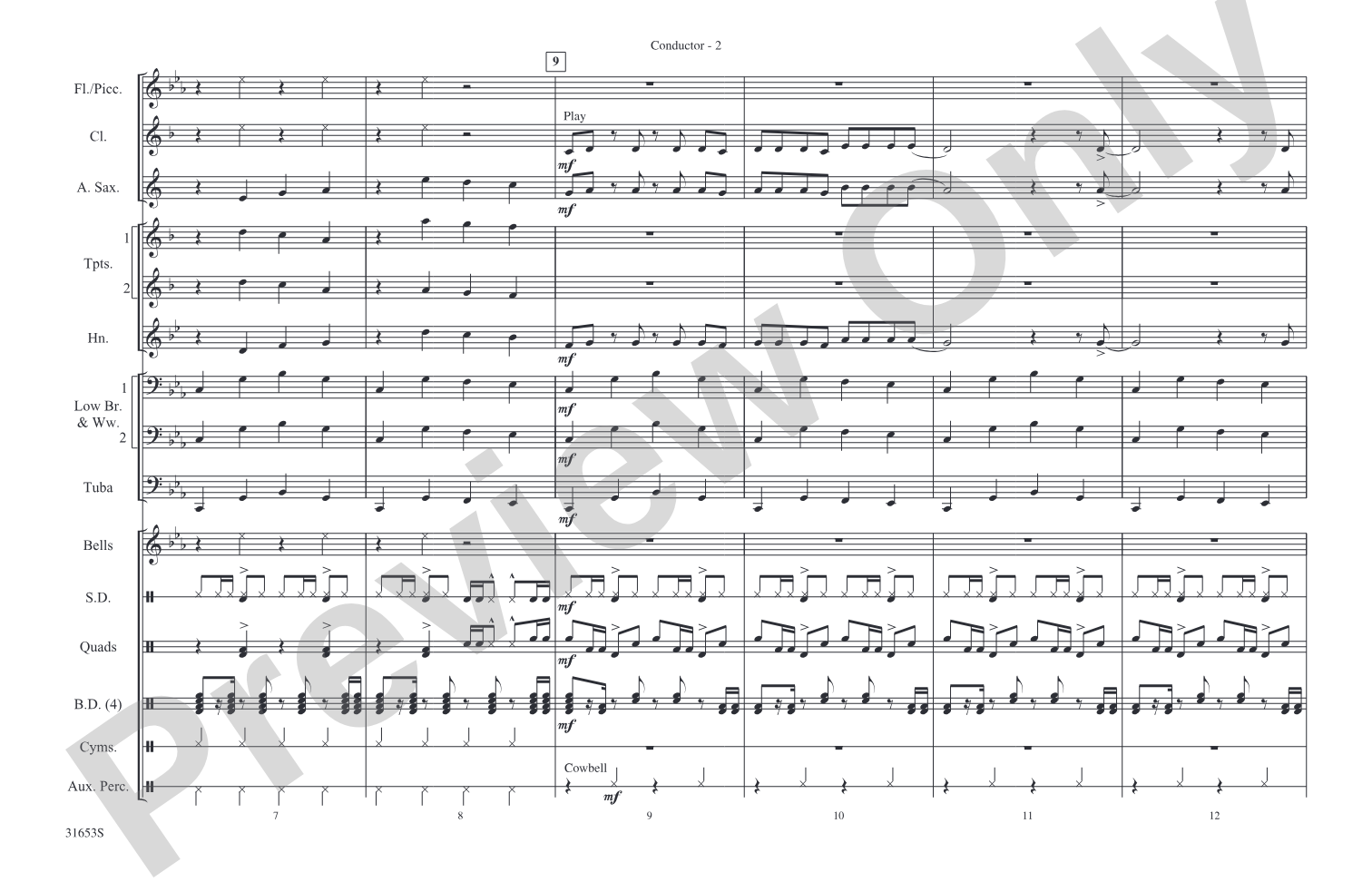 4 Minutes: Marching Band Conductor Score & Parts