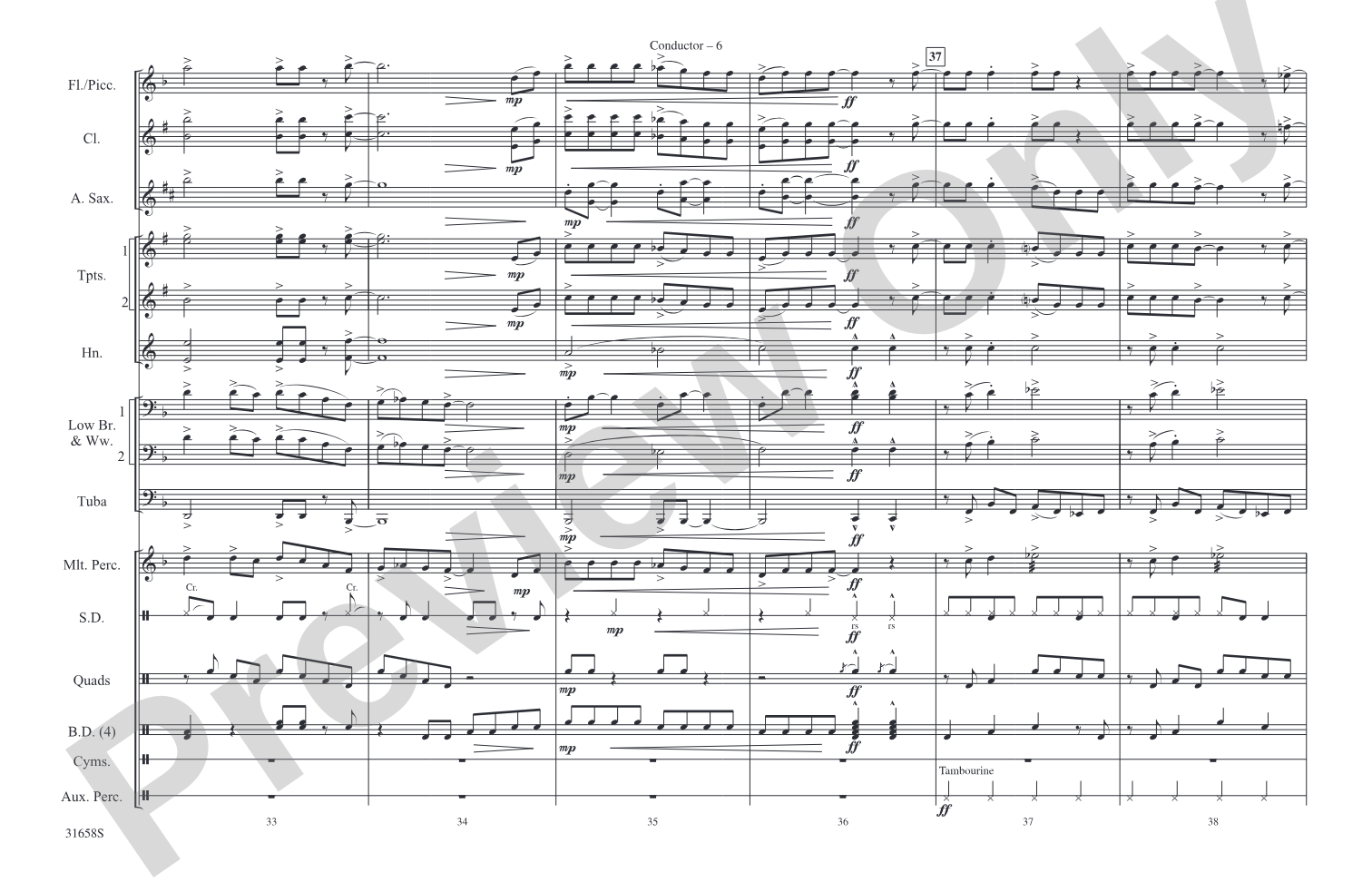 Addicted to Love: Marching Band Conductor Score & Parts