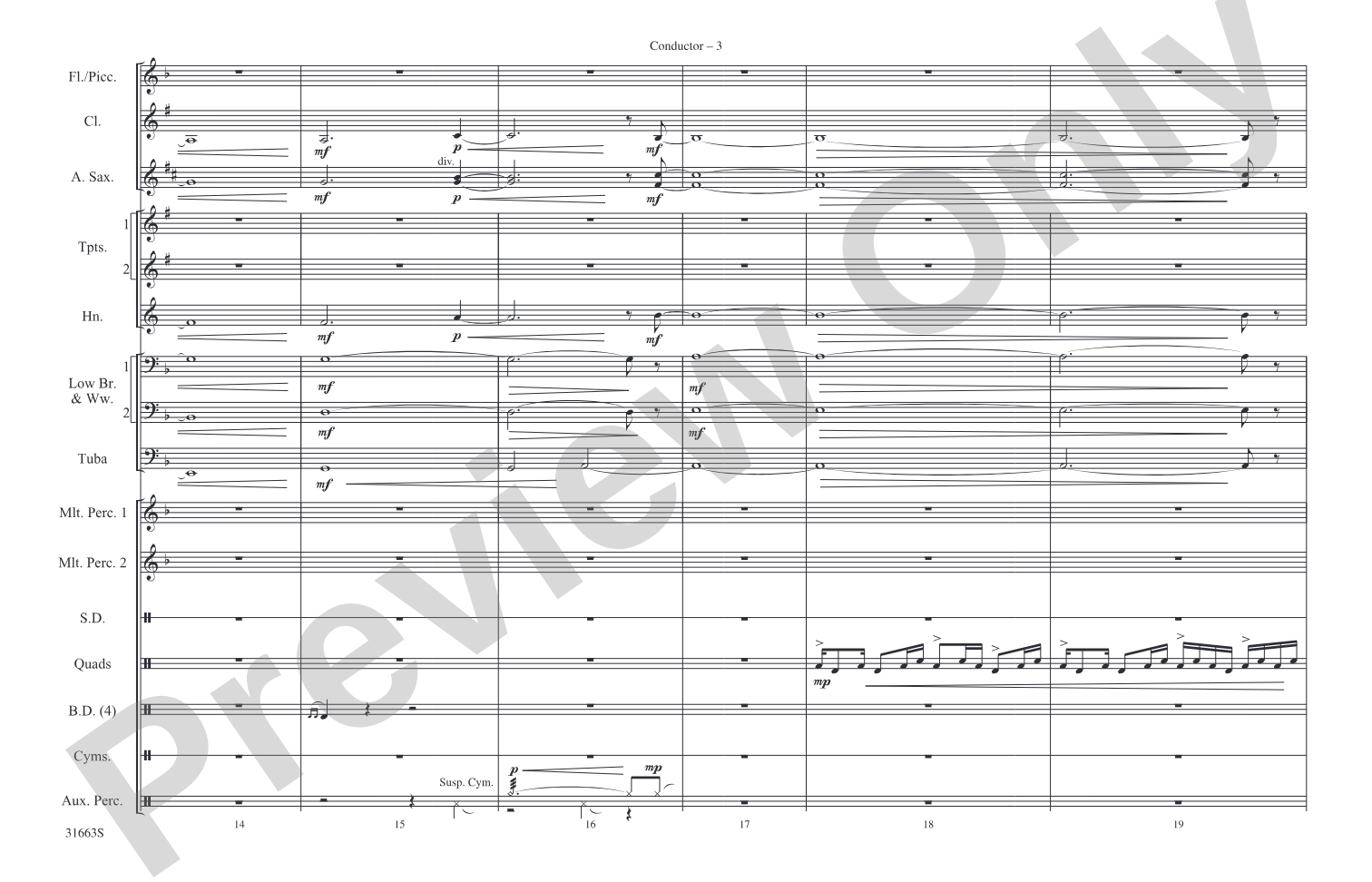 The Dark Knight: Marching Band Conductor Score & Parts