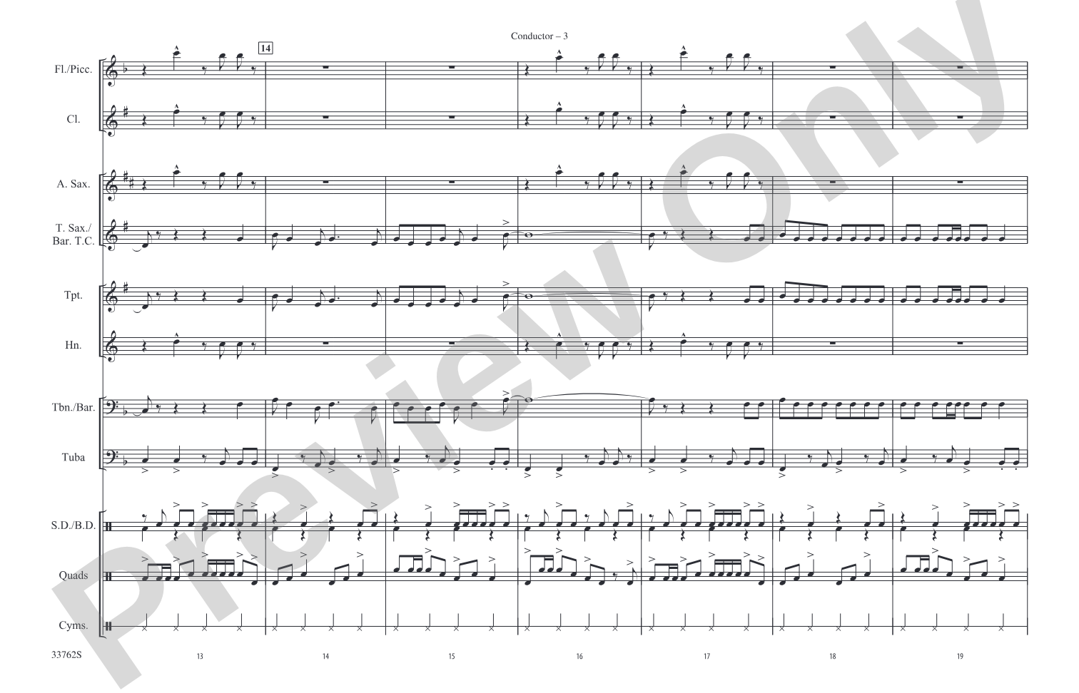 Get Off of My Cloud: Marching Band Conductor Score & Parts