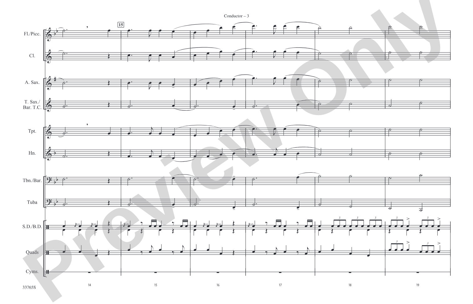 Americana: Marching Band Conductor Score & Parts
