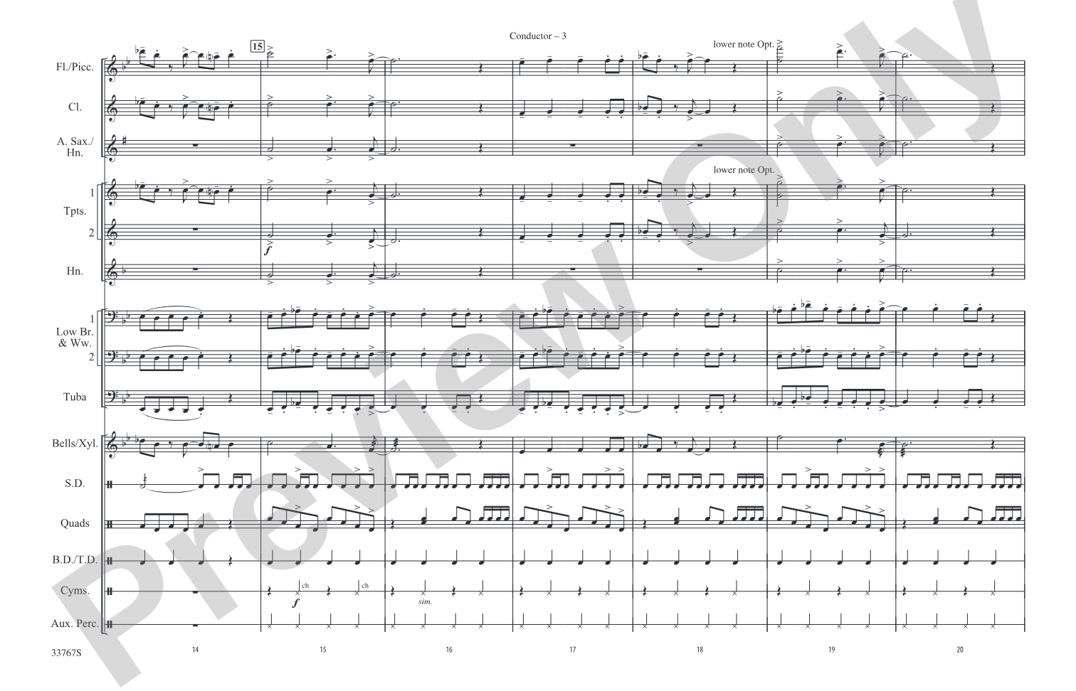 Girls, Girls, Girls: Marching Band Conductor Score & Parts