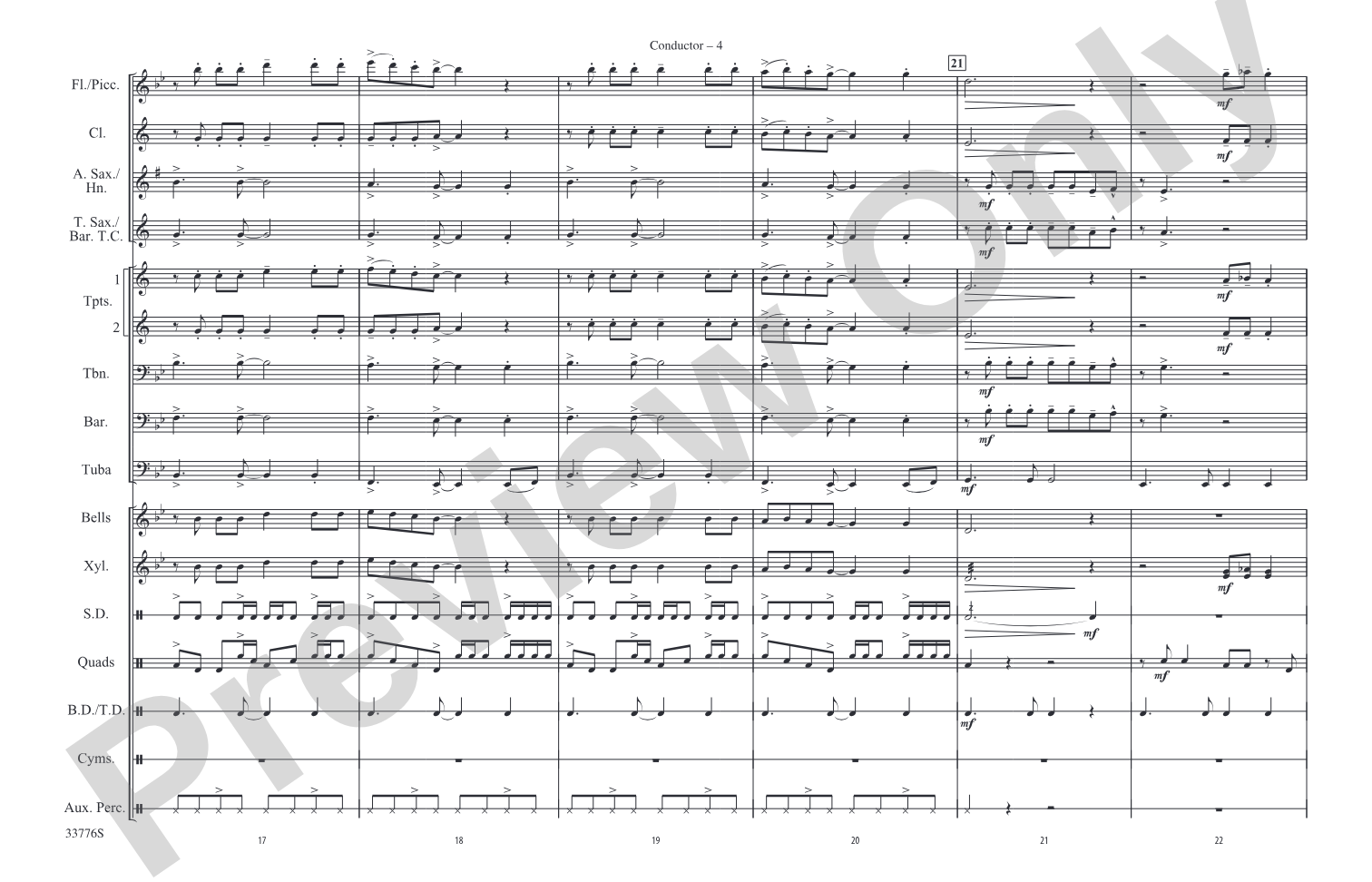 21st Century Breakdown: Marching Band Conductor Score & Parts