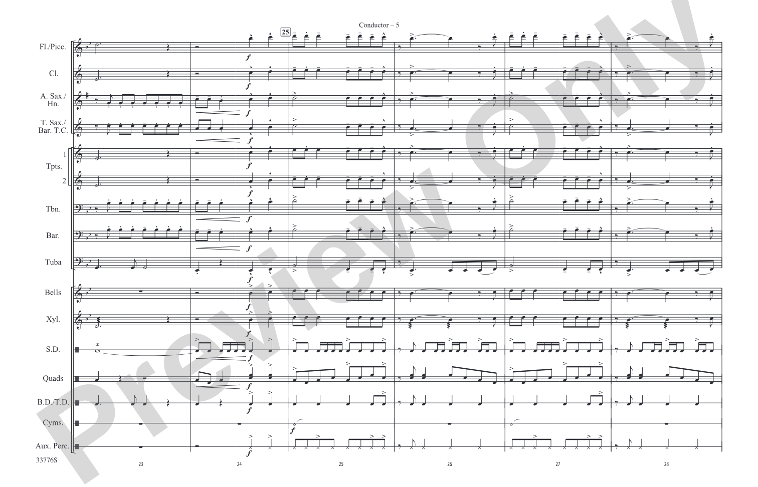 21st Century Breakdown: Marching Band Conductor Score & Parts