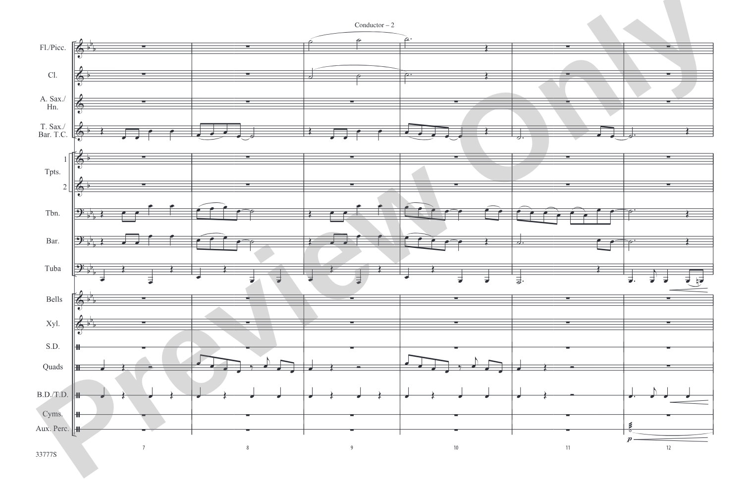 21 Guns: Marching Band Conductor Score & Parts