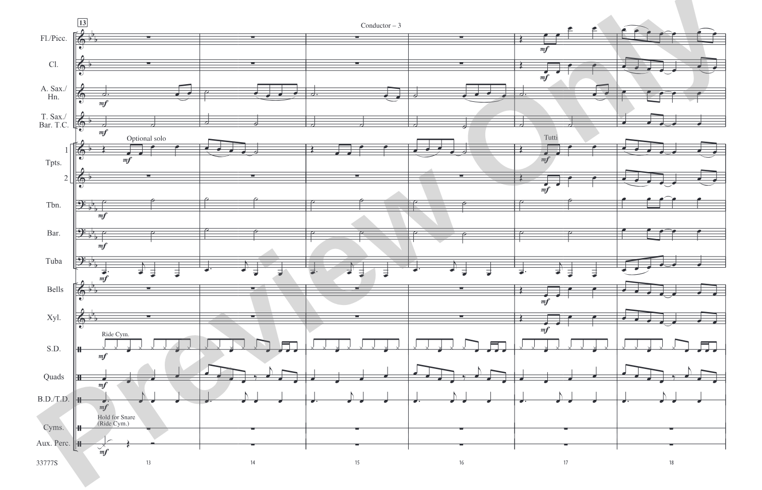 21 Guns: Marching Band Conductor Score & Parts