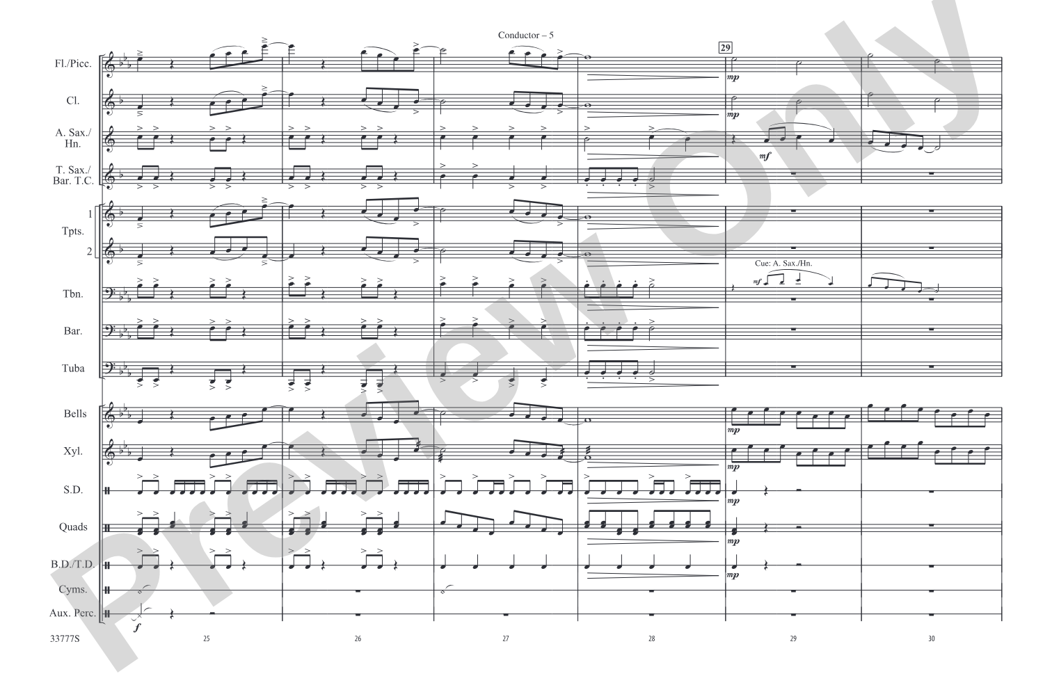 21 Guns: Marching Band Conductor Score & Parts