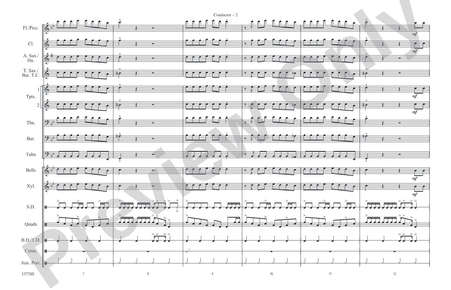 Know Your Enemy: Marching Band Conductor Score & Parts