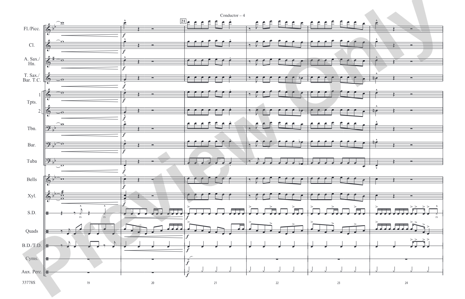 Know Your Enemy: Marching Band Conductor Score & Parts