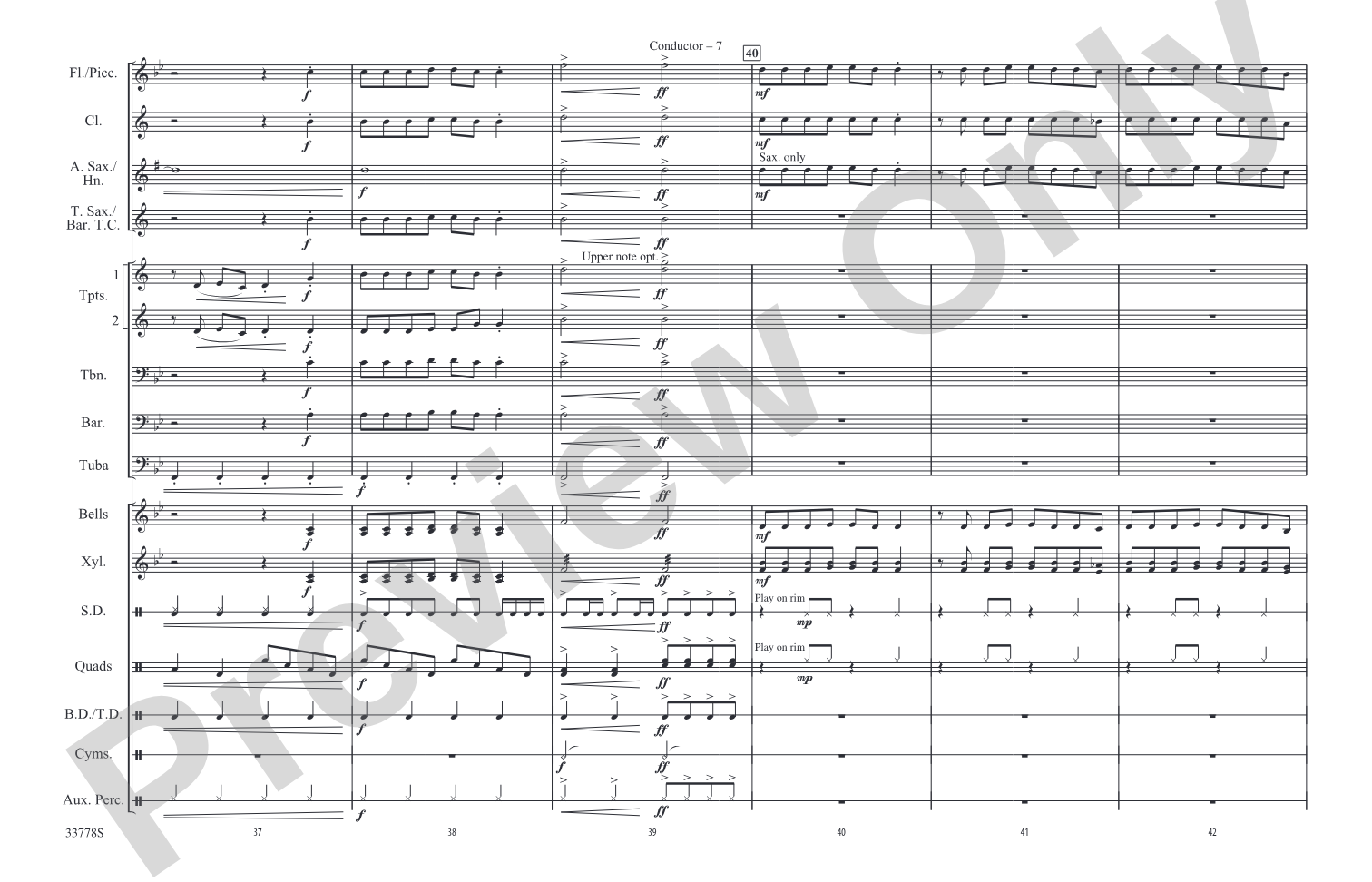 Know Your Enemy: Marching Band Conductor Score & Parts