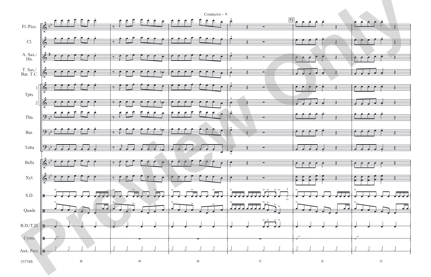 Know Your Enemy: Marching Band Conductor Score & Parts