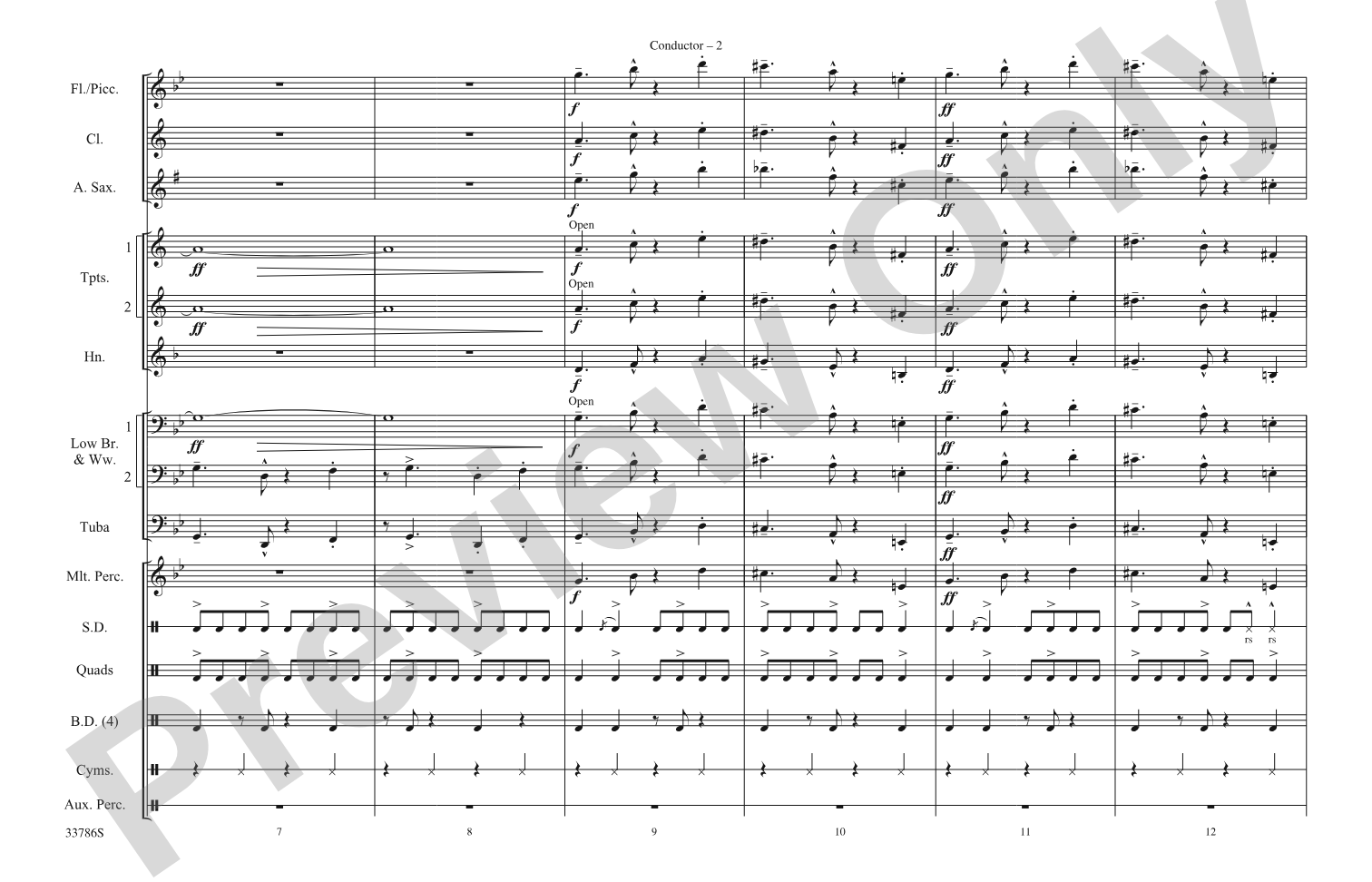 Wizard Wheezes (from Harry Potter and the Half-Blood Prince): Marching Band Conductor Score & Parts