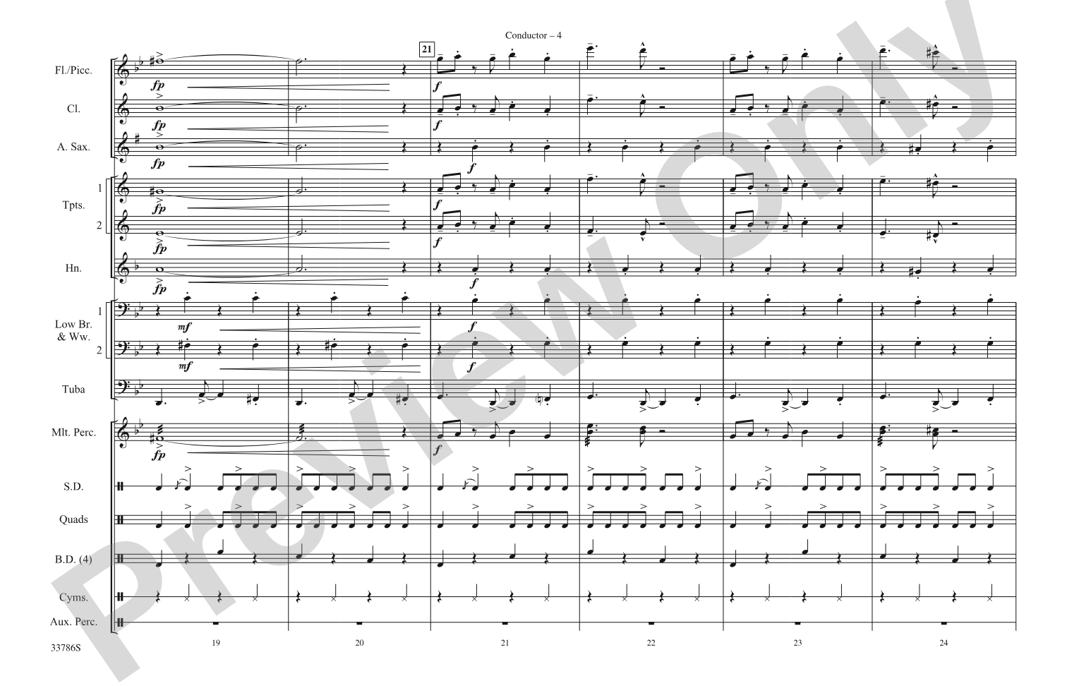 Wizard Wheezes (from Harry Potter and the Half-Blood Prince): Marching Band Conductor Score & Parts