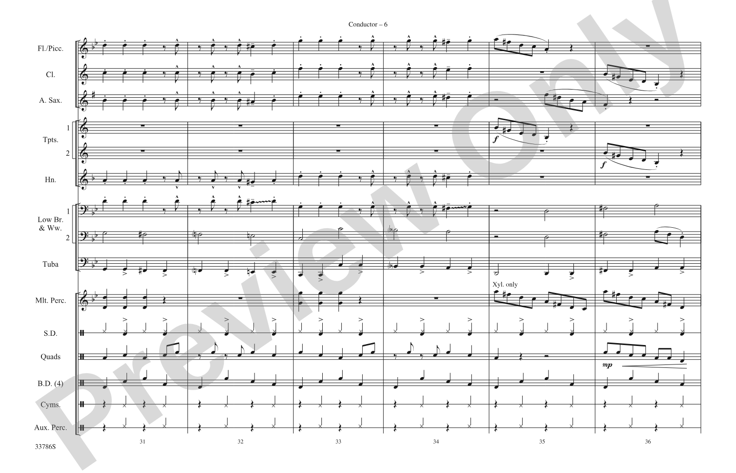Wizard Wheezes (from Harry Potter and the Half-Blood Prince): Marching Band Conductor Score & Parts