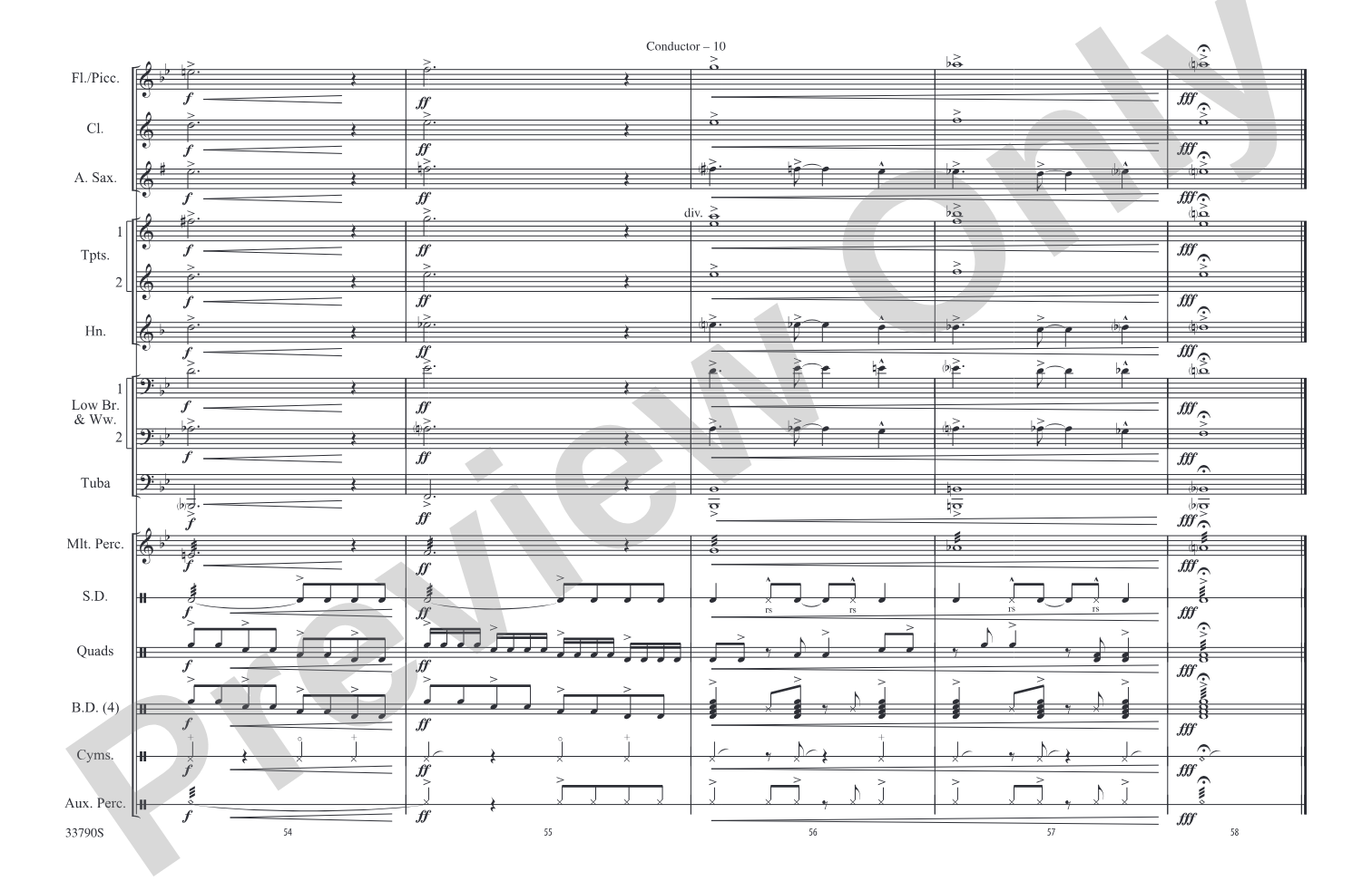 Take the "A" Train: Marching Band Conductor Score & Parts