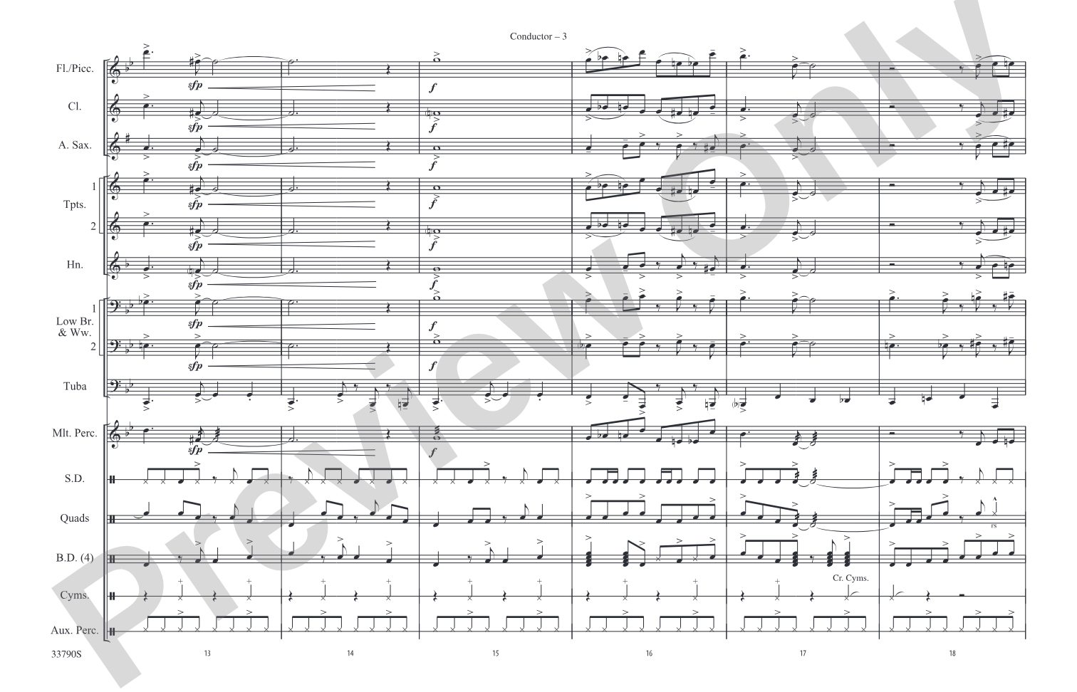 Take the "A" Train: Marching Band Conductor Score & Parts