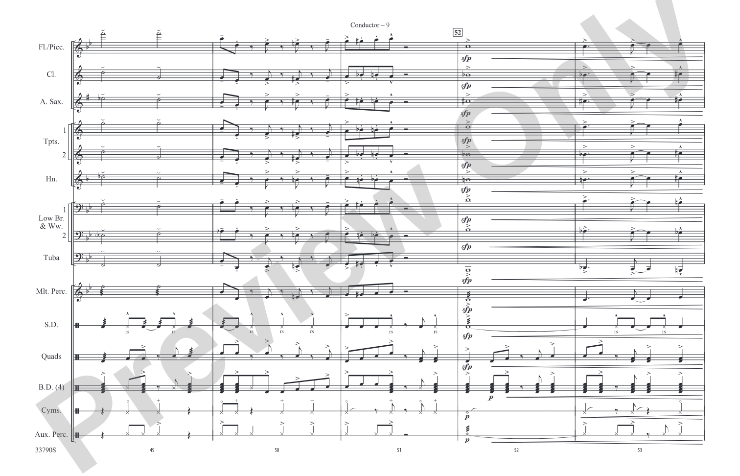 Take the "A" Train: Marching Band Conductor Score & Parts