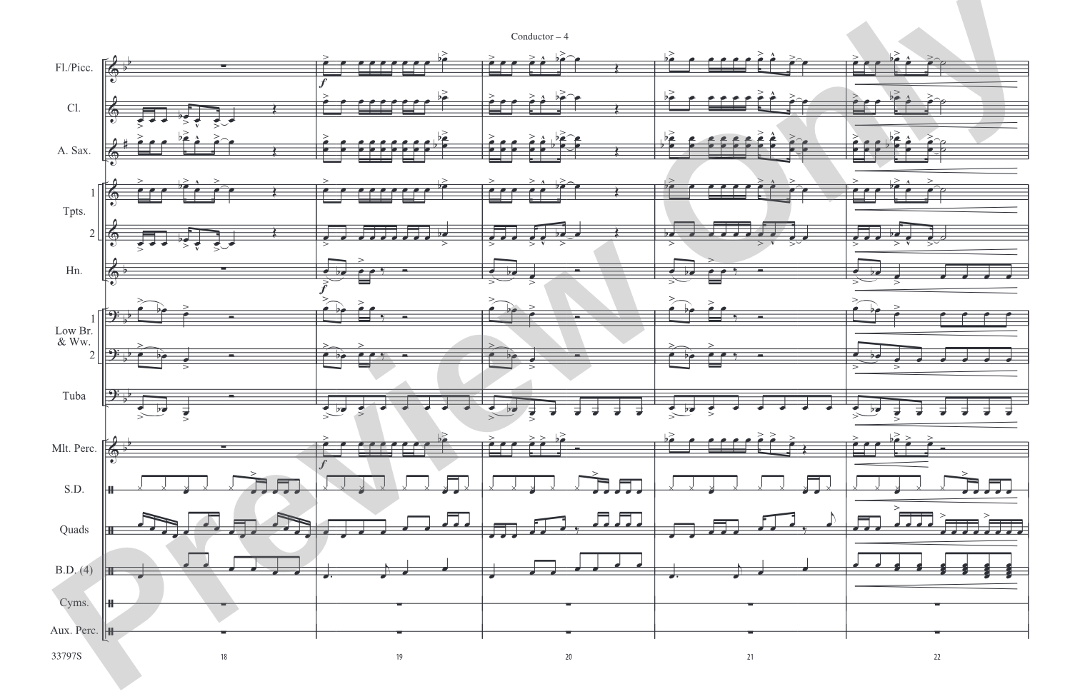 Dr. Feelgood: Marching Band Conductor Score & Parts