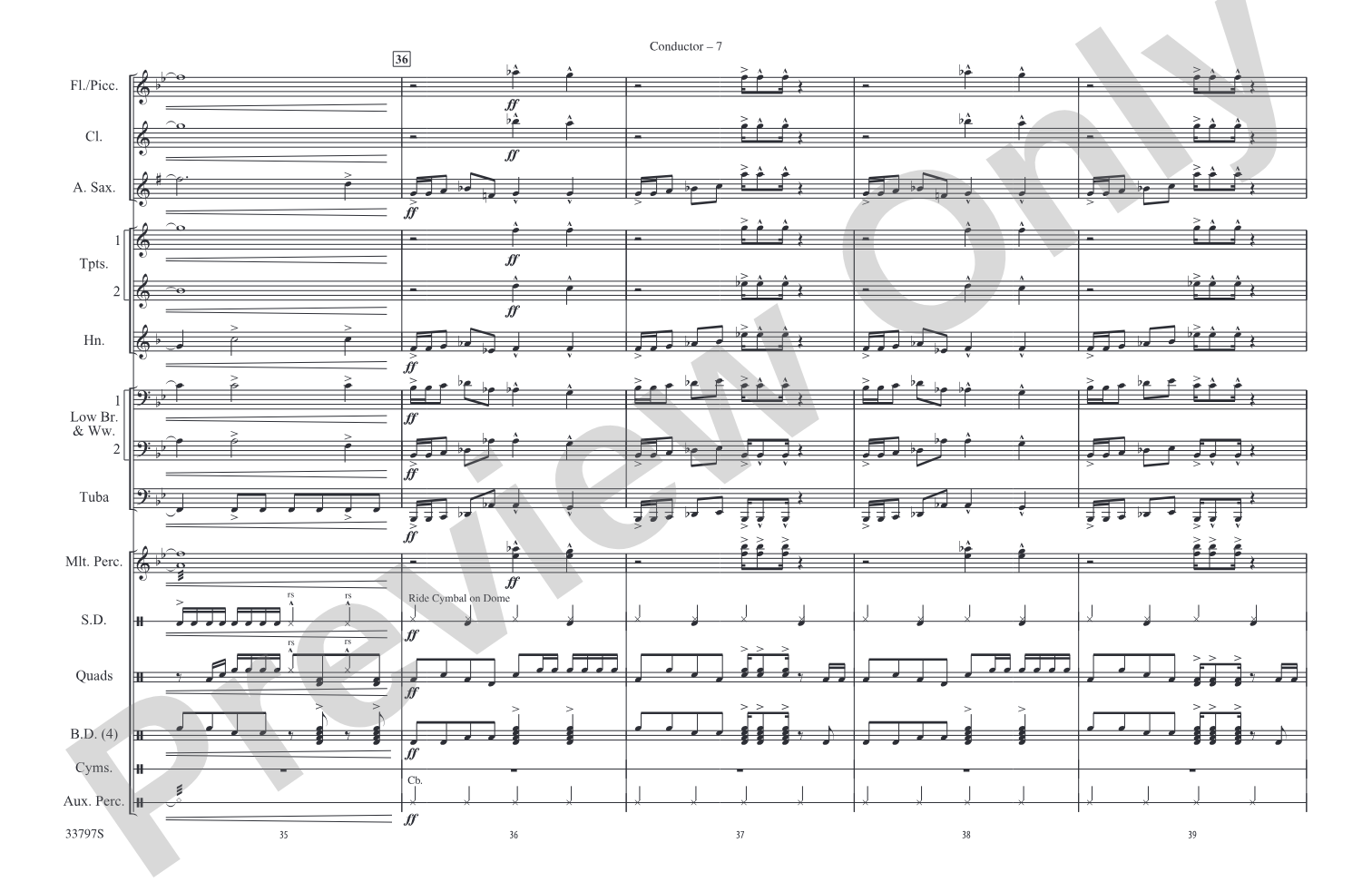 Dr. Feelgood: Marching Band Conductor Score & Parts