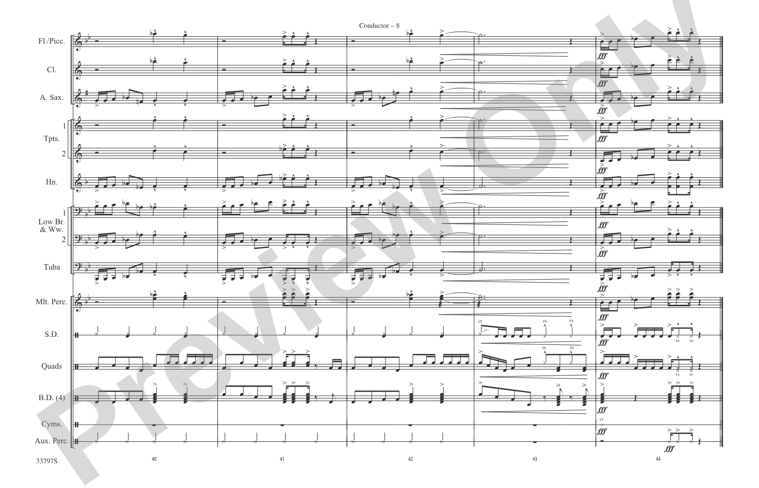 Dr. Feelgood: Marching Band Conductor Score & Parts