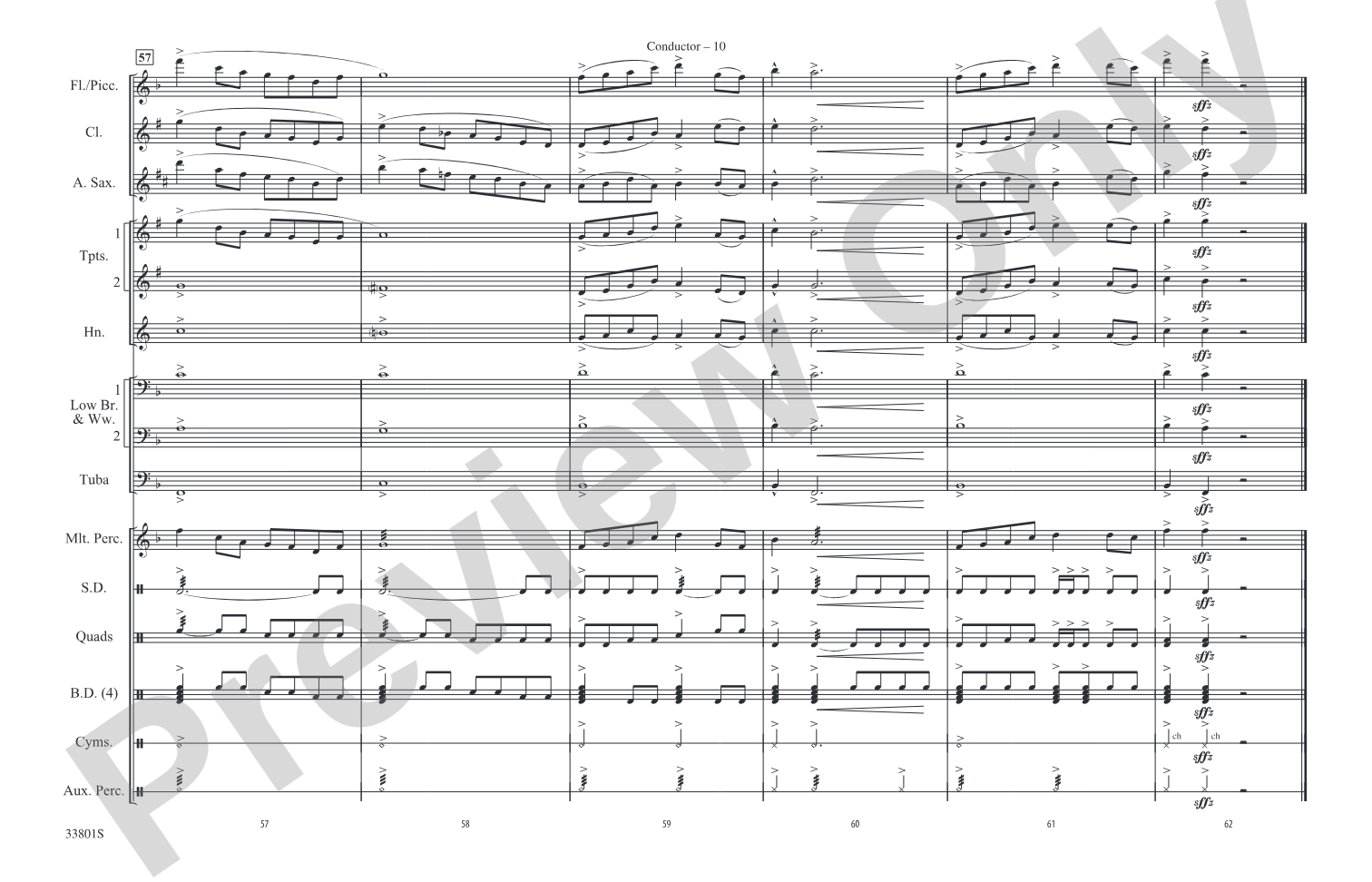Ramblin' Man: Marching Band Conductor Score & Parts