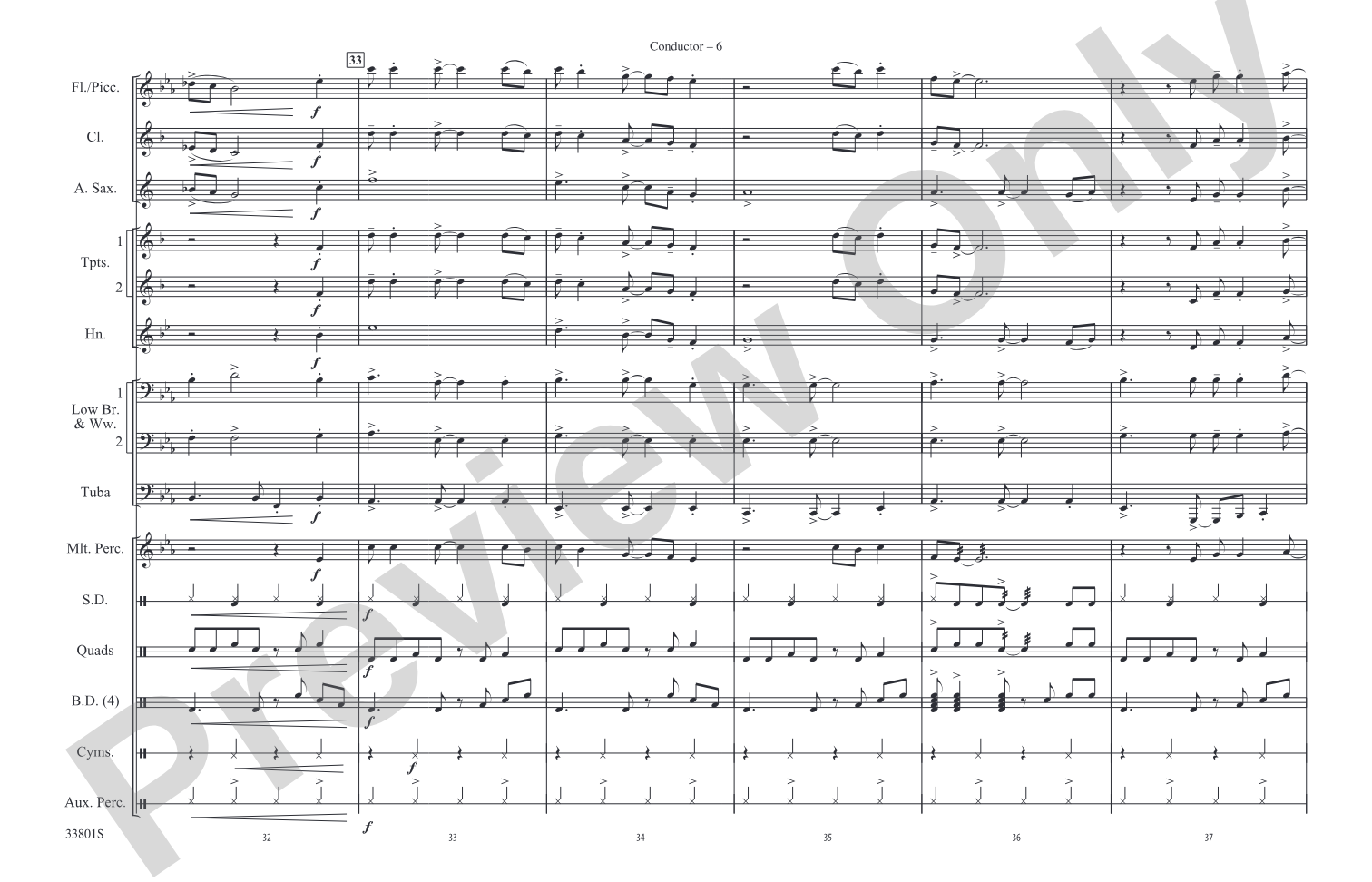 Ramblin' Man: Marching Band Conductor Score & Parts
