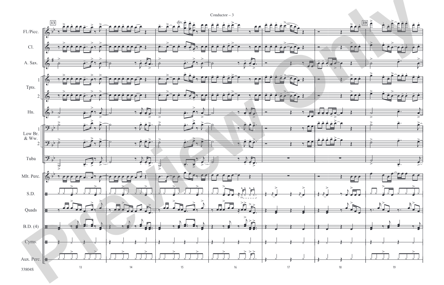 Party in the U.S.A.: Marching Band Conductor Score & Parts