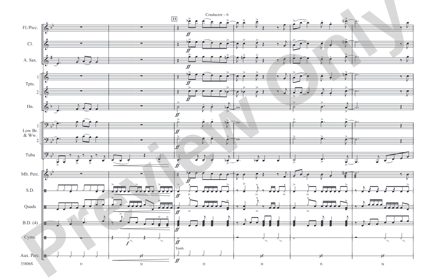 Hip to Be Square: Marching Band Conductor Score & Parts