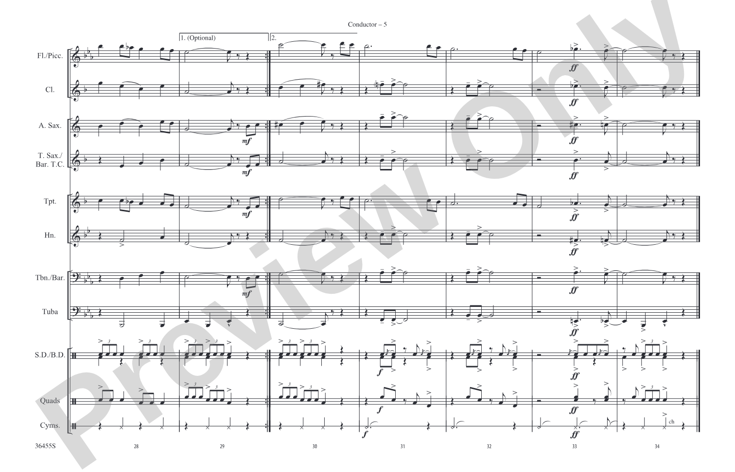 Let It Snow! Let It Snow! Let It Snow!: Score