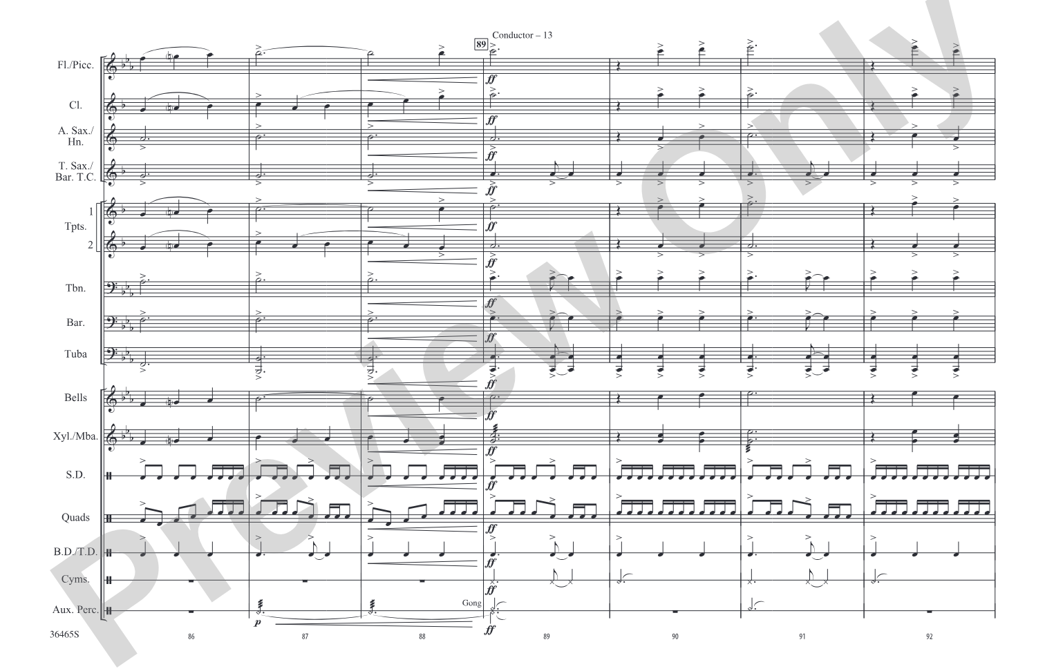 World of Warcraft, Part I: Marching Band Conductor Score & Parts