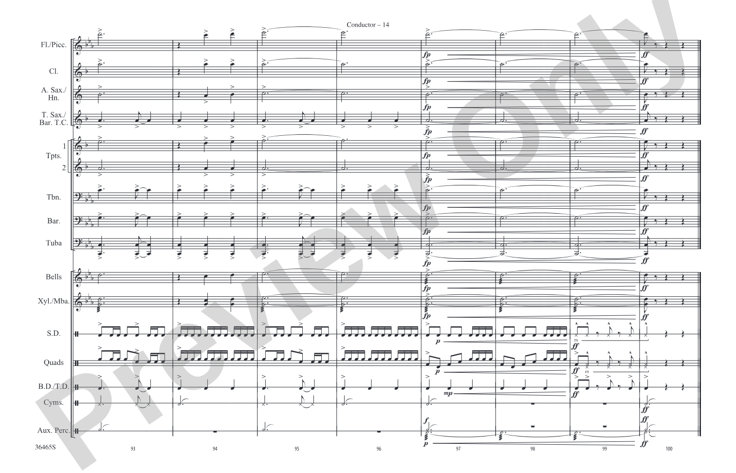 World of Warcraft, Part I: Marching Band Conductor Score & Parts