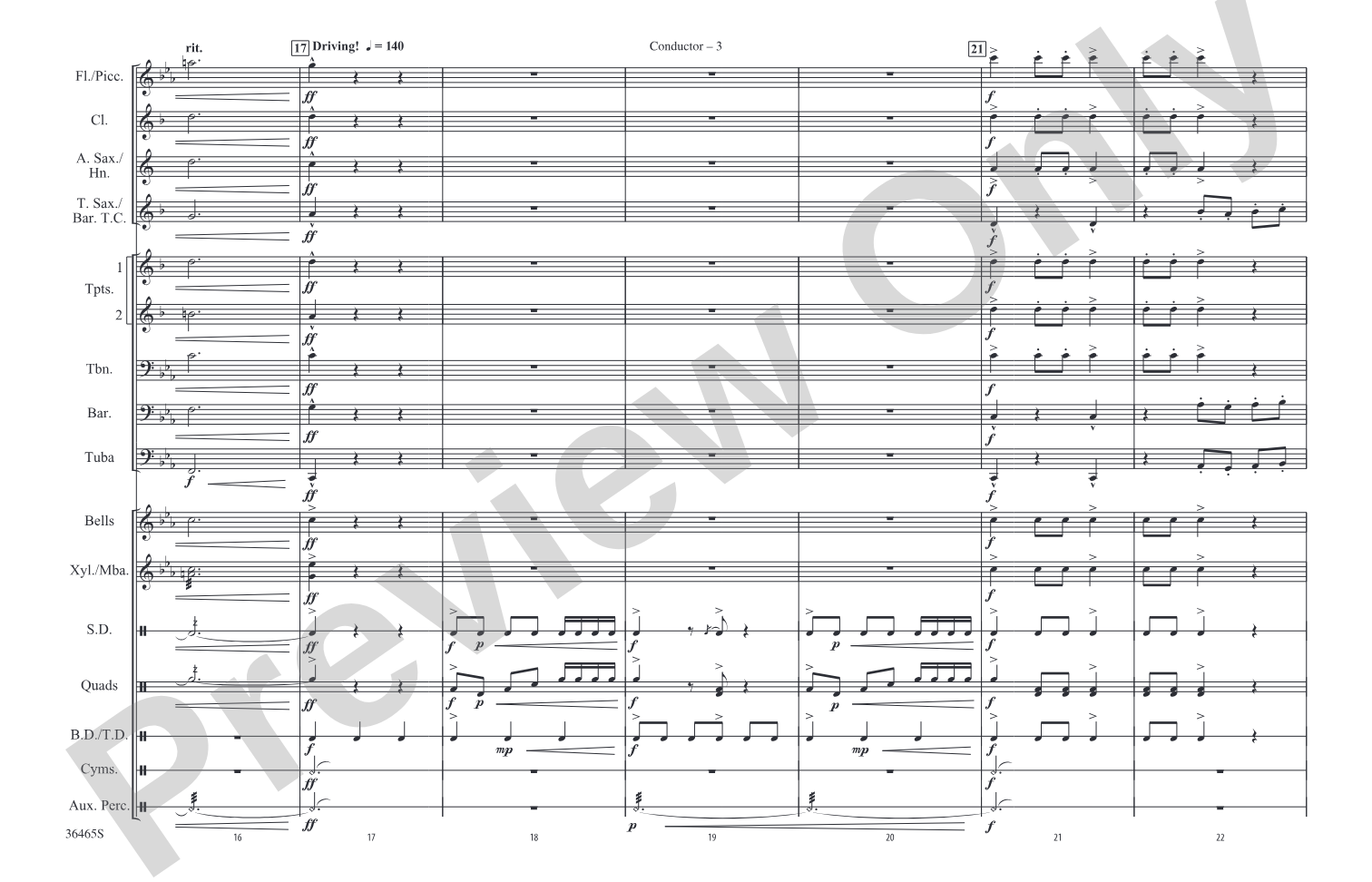 World of Warcraft, Part I: Marching Band Conductor Score & Parts