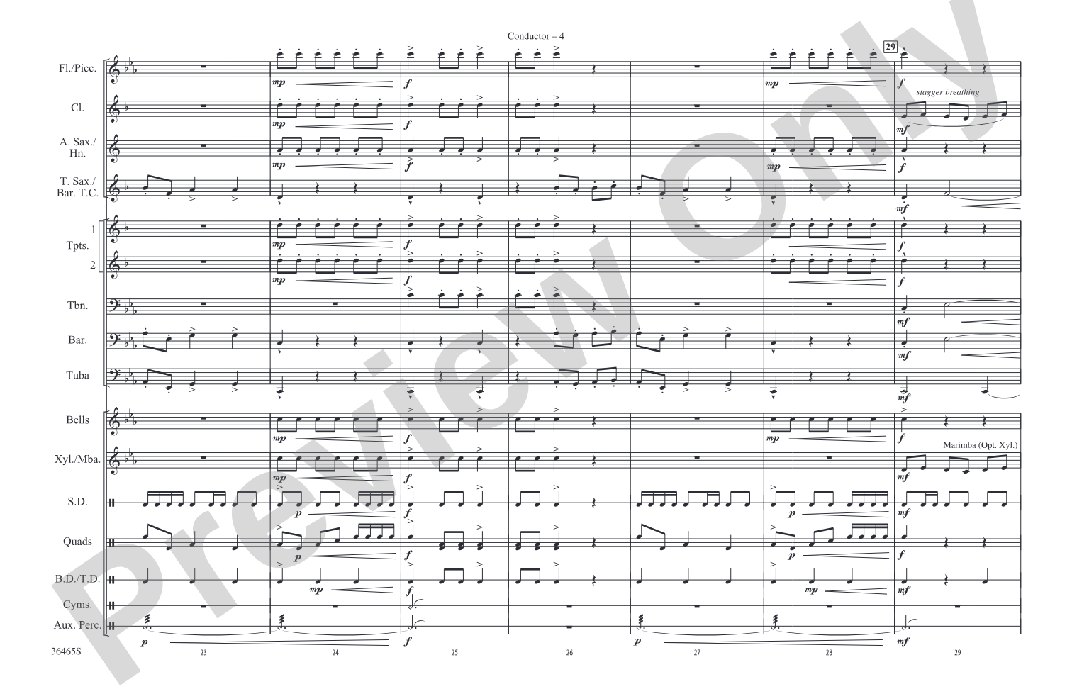 World of Warcraft, Part I: Marching Band Conductor Score & Parts