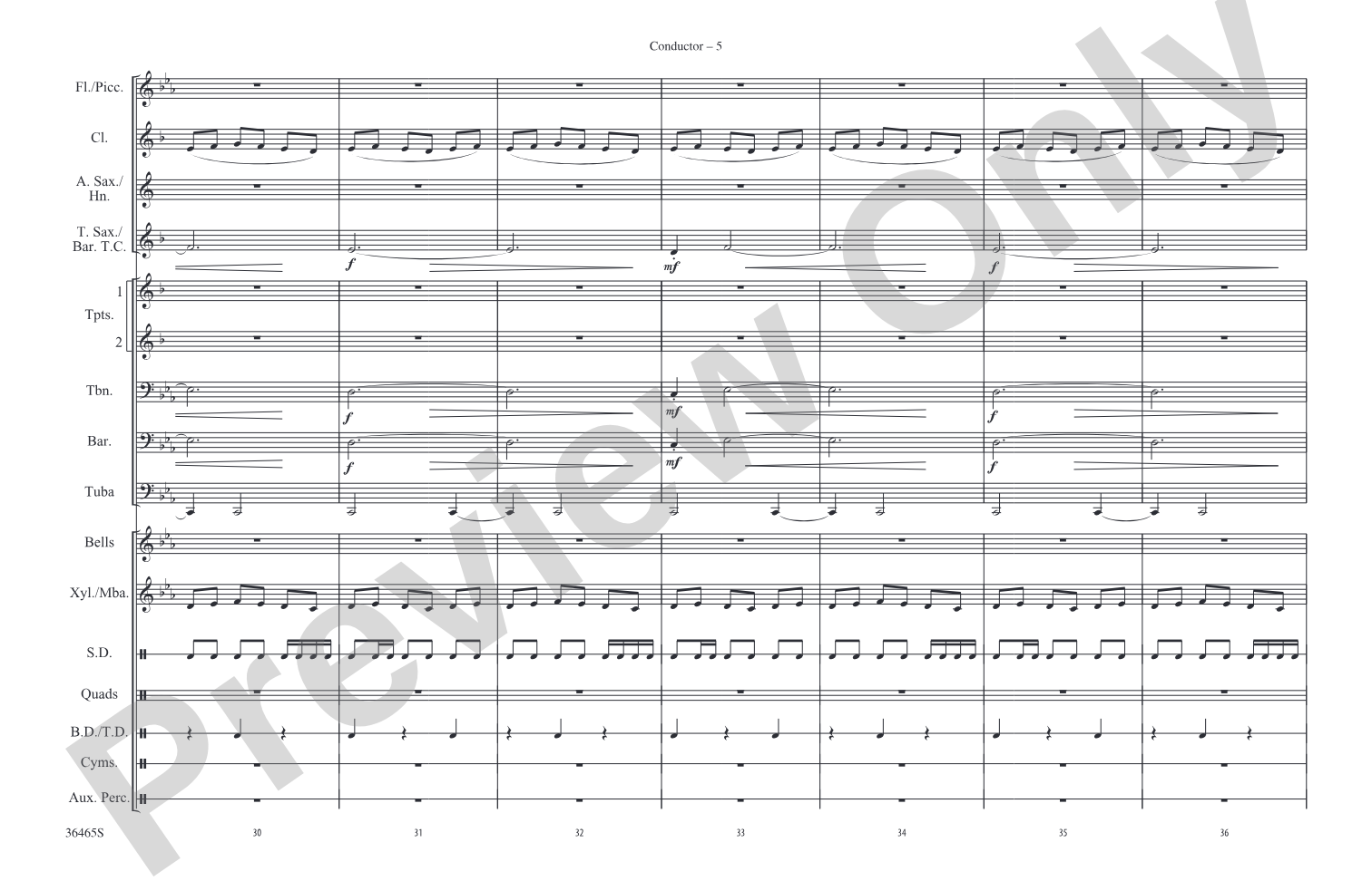 World of Warcraft, Part I: Marching Band Conductor Score & Parts