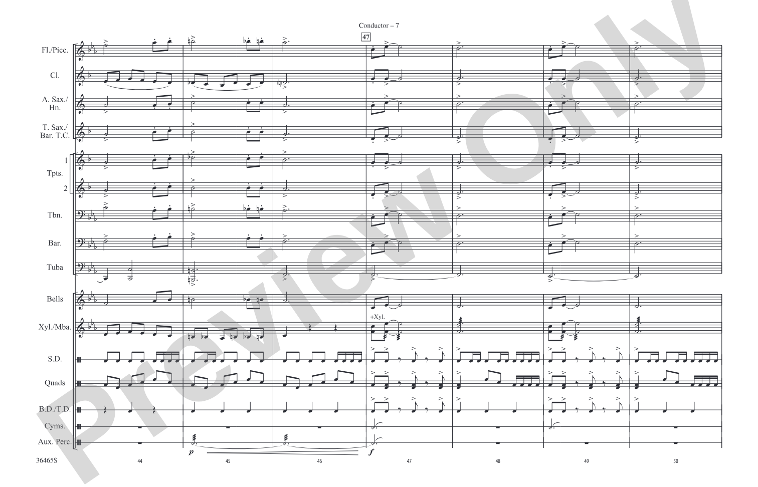 World of Warcraft, Part I: Marching Band Conductor Score & Parts