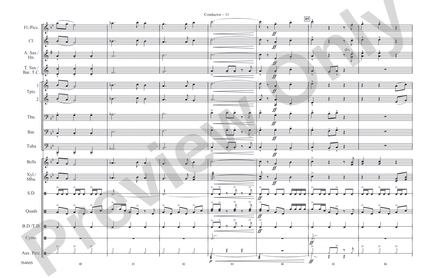 World of Warcraft, Part II: Marching Band Conductor Score & Parts