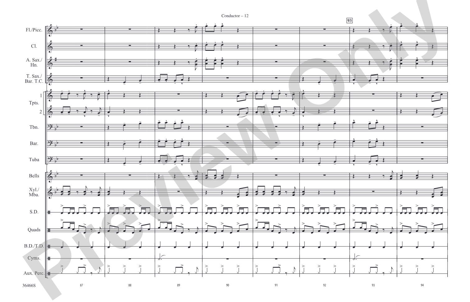 World of Warcraft, Part II: Marching Band Conductor Score & Parts