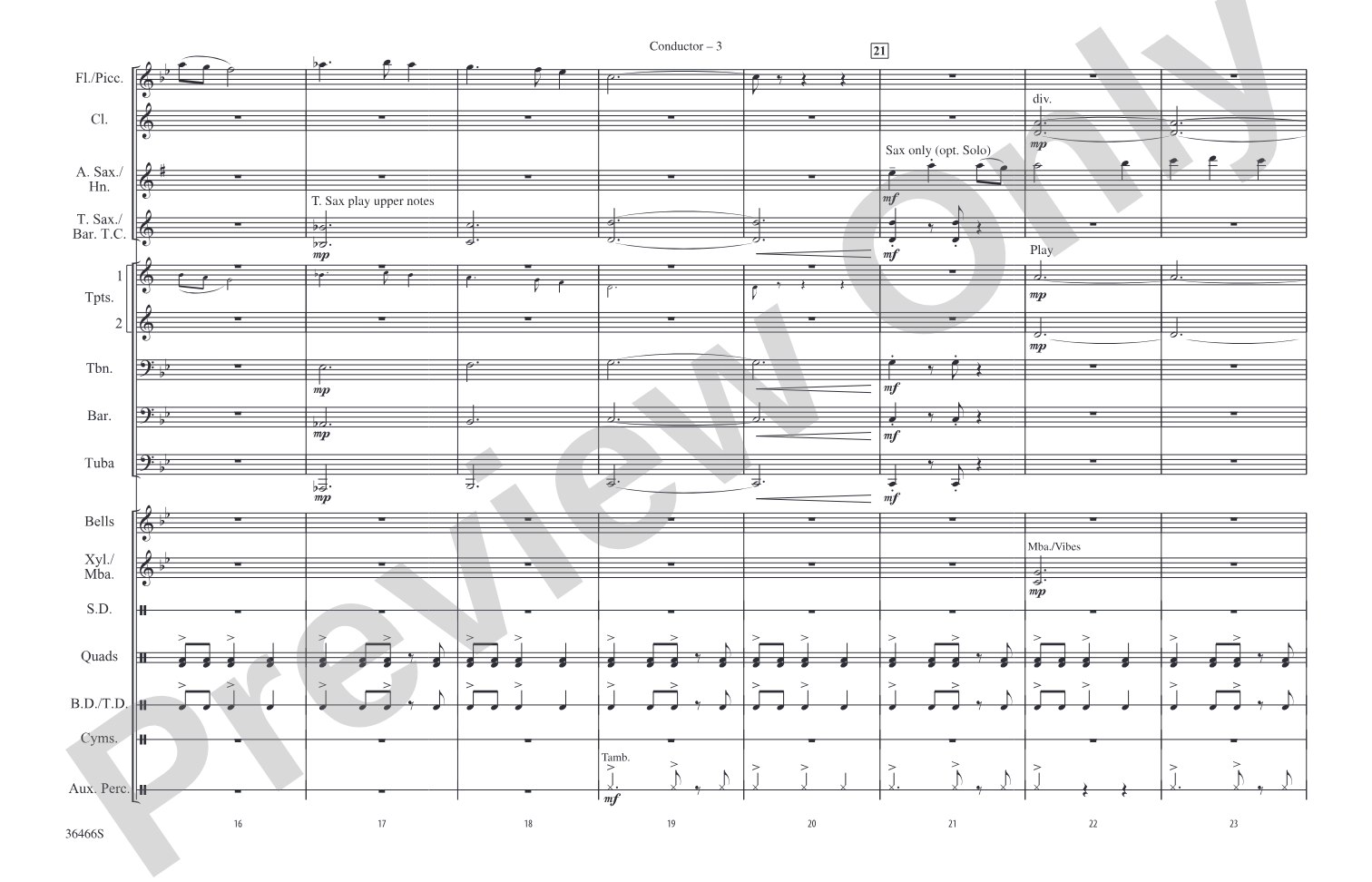 World of Warcraft, Part II: Marching Band Conductor Score & Parts