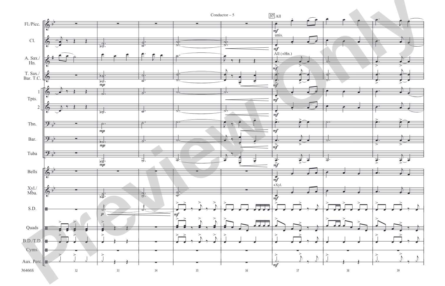 World of Warcraft, Part II: Marching Band Conductor Score & Parts