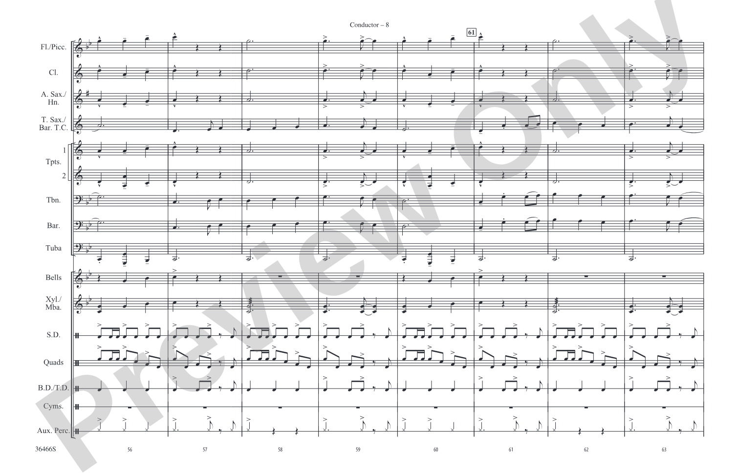 World of Warcraft, Part II: Marching Band Conductor Score & Parts