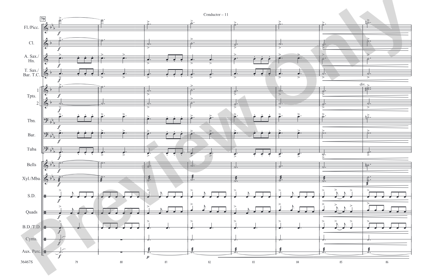 World of Warcraft, Part III: Marching Band Conductor Score & Parts