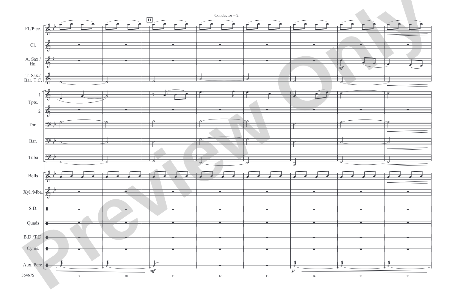 World of Warcraft, Part III: Marching Band Conductor Score & Parts