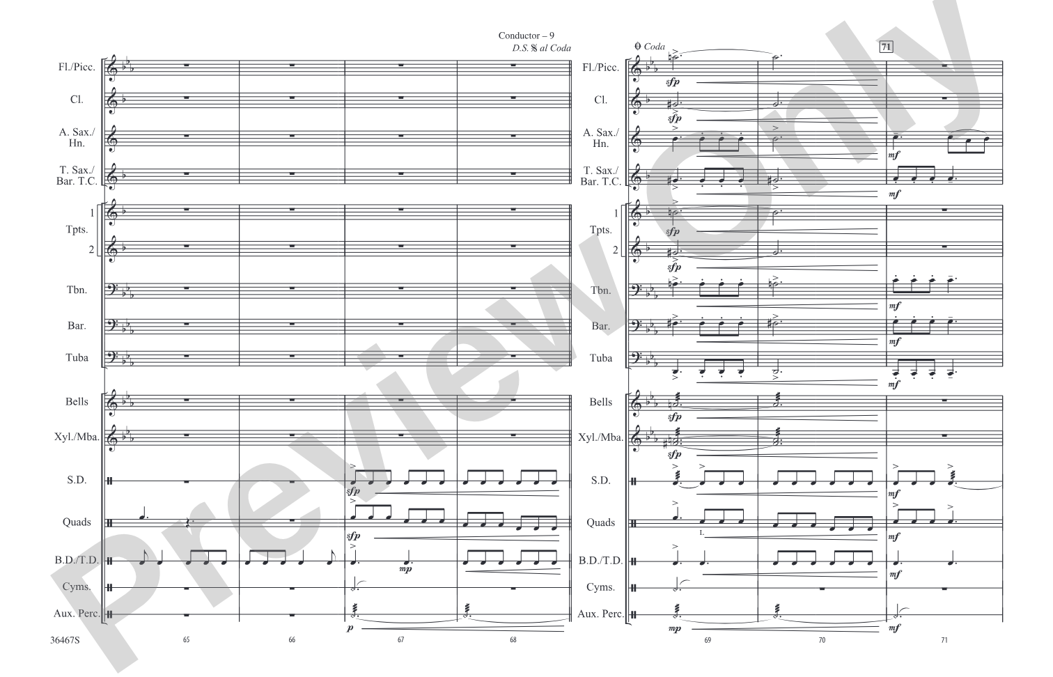 World of Warcraft, Part III: Marching Band Conductor Score & Parts