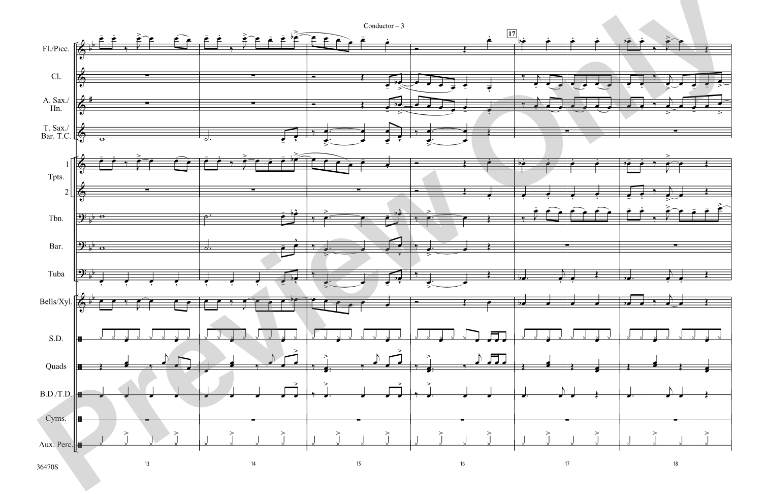 Shout It Out Loud: Marching Band Conductor Score & Parts