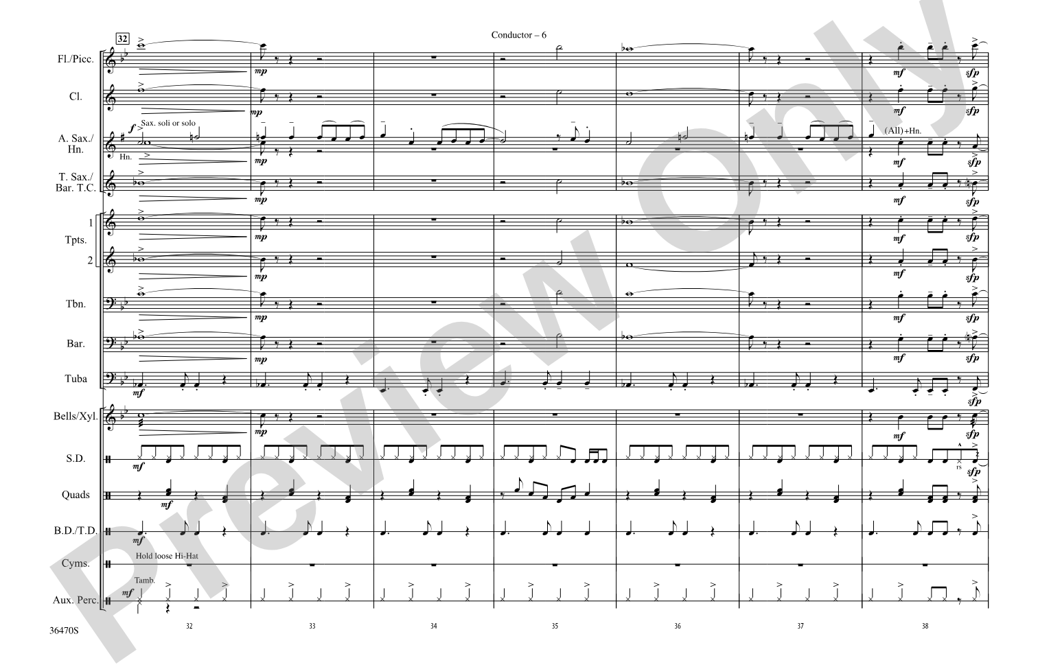 Shout It Out Loud: Marching Band Conductor Score & Parts
