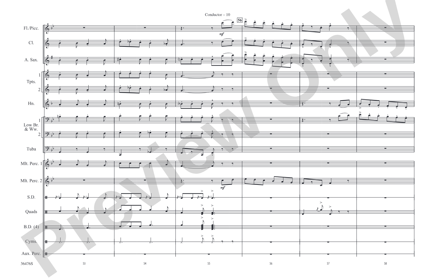 The Wizard of Oz Meets The Wiz, Part 1: Marching Band Conductor Score & Parts