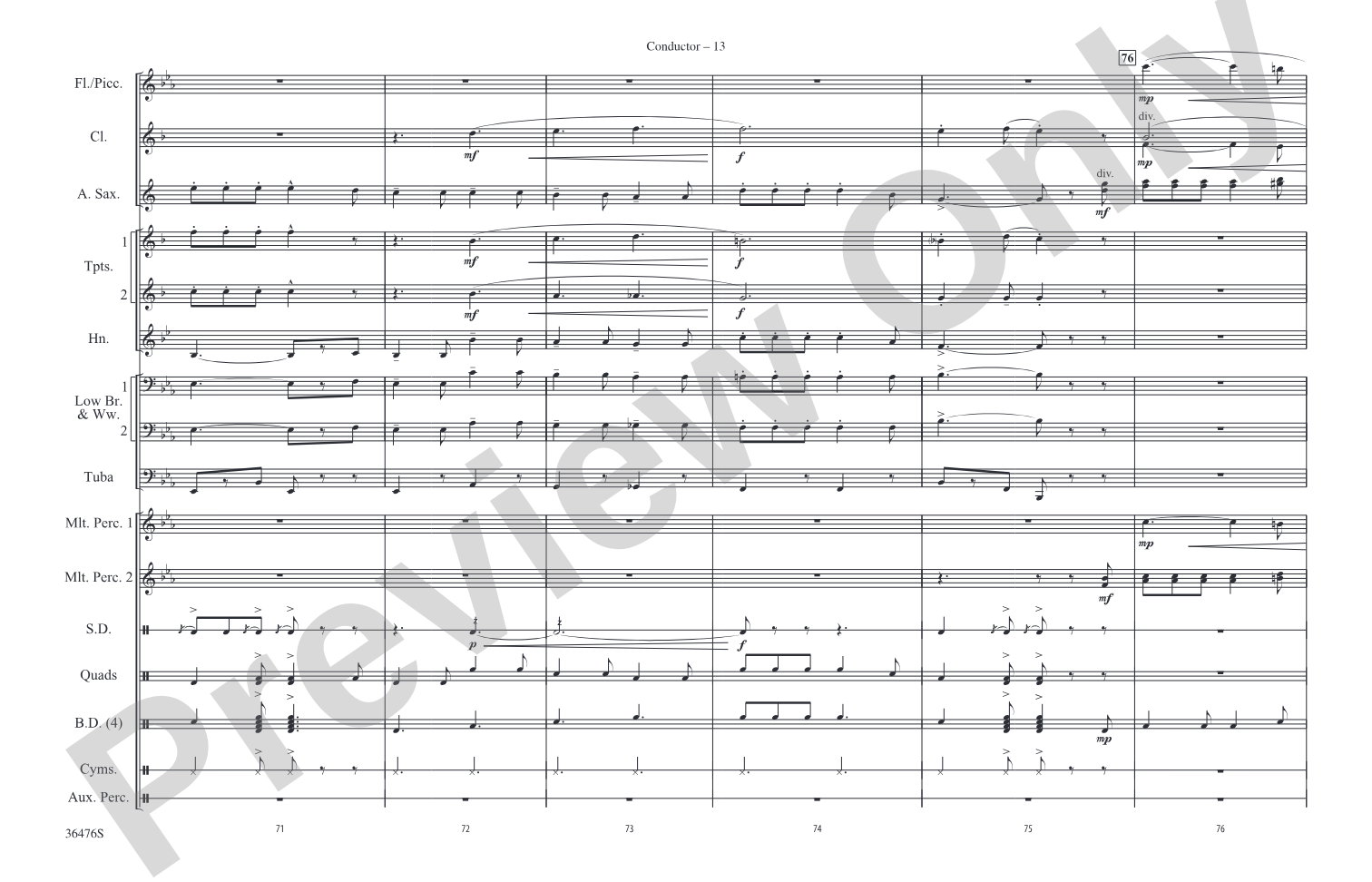 The Wizard of Oz Meets The Wiz, Part 1: Marching Band Conductor Score & Parts