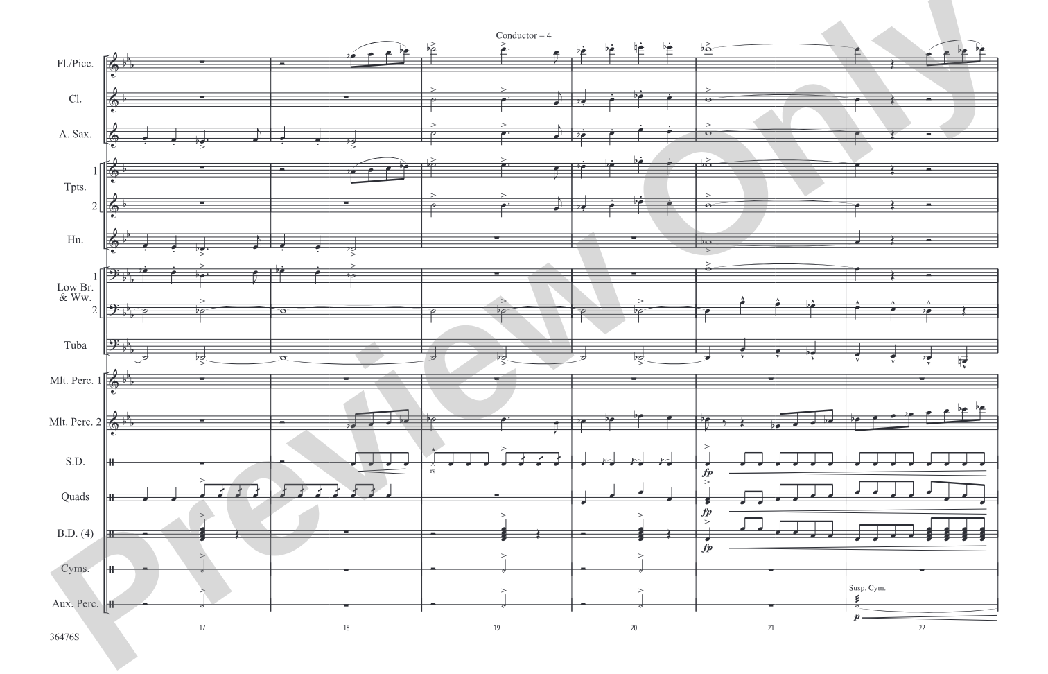 The Wizard of Oz Meets The Wiz, Part 1: Marching Band Conductor Score & Parts