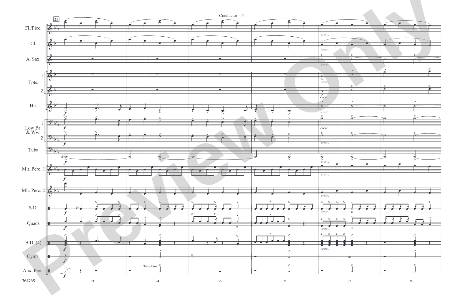 The Wizard of Oz Meets The Wiz, Part 1: Marching Band Conductor Score & Parts