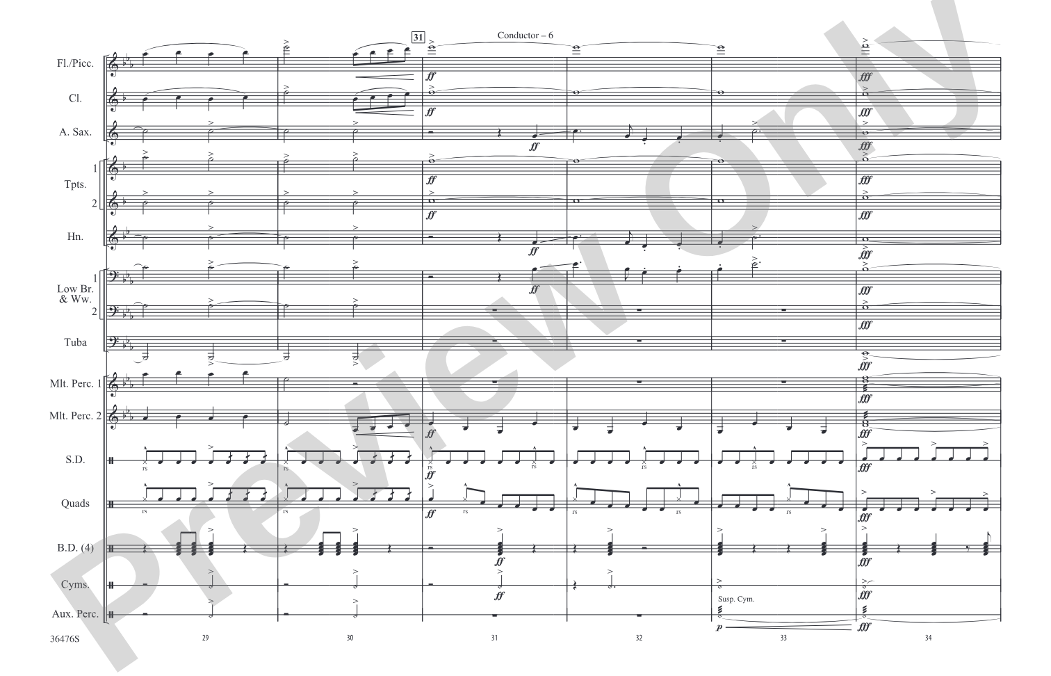 The Wizard of Oz Meets The Wiz, Part 1: Marching Band Conductor Score & Parts